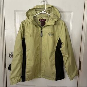 KENPO WOMEN’s size medium lightweight light green and Black Jacket